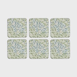 Pimpernel Morris & Co Willow Bough onderzetter 6-pack Green, blue