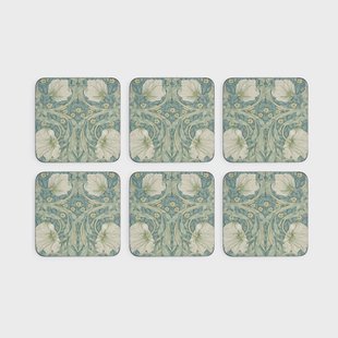 Pimpernel Morris & Co Pimpernel onderzetters 6-pack Green, blue