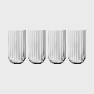 Spiegelau Linear long drink glas 44,5 cl 4-pack Helder