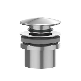 Design Afvoerplug IVY Stop&Go Geborsteld RVS316