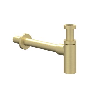 Design Sifon IVY Hoog Model Geborsteld Mat Goud PVD