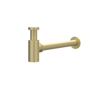 Design Sifon IVY Geborsteld Mat Goud PVD