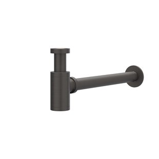 Design Sifon IVY Geborsteld Carbon Black PVD