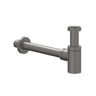 Design Sifon IVY Laag Model Geborsteld Metal Black PVD