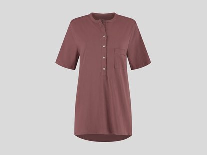 Yumeko Pyjama t-shirt dames jersey evening rose XL 100% regeneratief biologisch katoen, jersey katoen (gebreid)