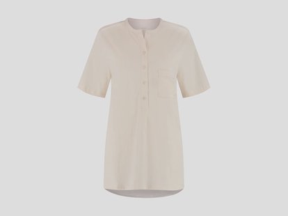 Yumeko Pyjama t-shirt dames jersey sunrise white M 100% regeneratief biologisch katoen, jersey katoen (gebreid)