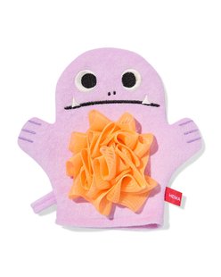 HEMA Washand monster lila