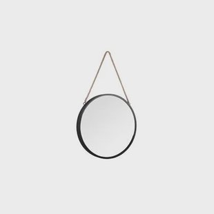 Mirros And More Spiegel Taira Ø40 Zwart