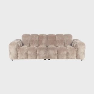 Dutchbone Hackman 3-zitsbank Velours Beige