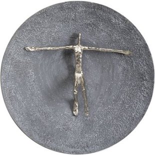 Wanddecoratie Umano 60cm zilver Kare Design