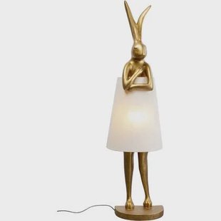 Vloerlamp Animal konijn 150cm goud Kare Design