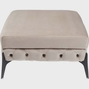 Kruk Bellissima fluweel beige Kare Design