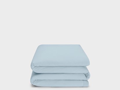 Yumeko Kinderdekbedovertrek jersey fresh blue 100x135 100% biologisch en fairtrade katoen, jersey katoen (gebreid)