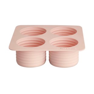 Kosta Boda Viva ijsblokjesvorm 4 vakjes 13 cl Poederroze