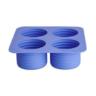 Kosta Boda Viva ijsblokjesvorm 4 vakjes 13 cl Zeeblauw