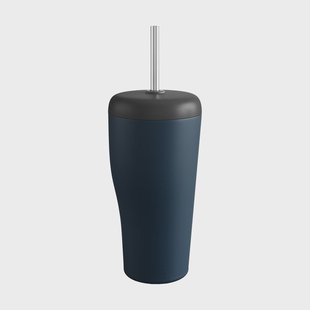 Georg Jensen Sky thermosbeker met rietje 40 cl Blauw Georg Jensen Sky thermosbeker met rietje 40 cl Blauw