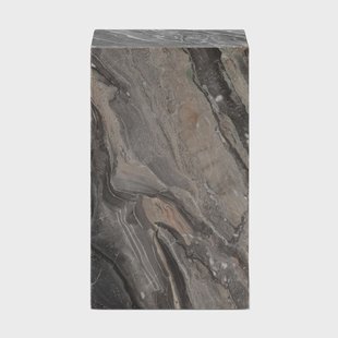 Audo Copenhagen Plinth tall bijzettafel 30x30x51 cm Grey galaxy
