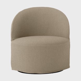 Audo Copenhagen Tearoom lounge chair Swivel Logan 02 Sand