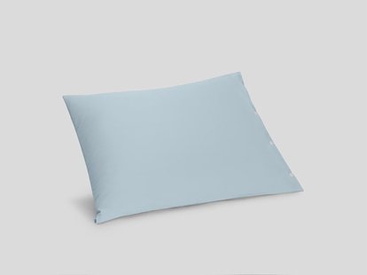 Yumeko Kussensloop jersey fresh blue 100% biologisch en fairtrade katoen, jersey katoen (gebreid)
