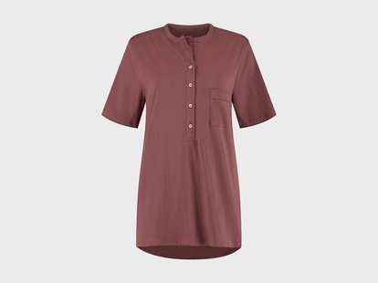 Yumeko Pyjama t-shirt dames jersey evening rose 100% regeneratief biologisch katoen, jersey katoen (gebreid)