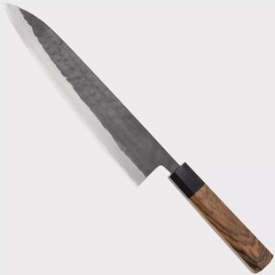 Munetoshi Black Hammer-Tone Gyuto, koksmes 24 cm