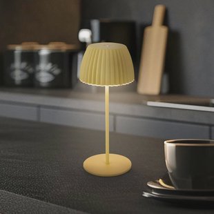 Briloner LED tafellamp Brilo unplugged Riffle, 20 cm, groen