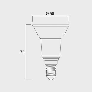 Sylvania LED reflectorlamp E14 4,5W PAR16 3.000K 36° 345lm