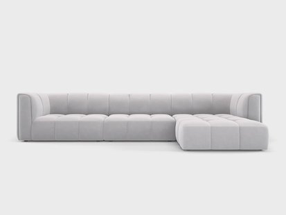 Hoekbank Francesca velvet rechts 5-zits | Milo Casa