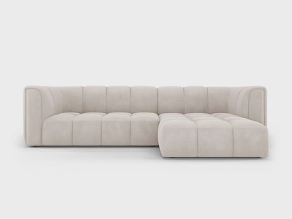 Hoekbank Francesca chenille rechts 3-zits | Milo Casa