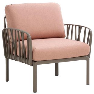 Nardi Komodo Poltrona Fauteuil Tortora/Rosa Quarzo