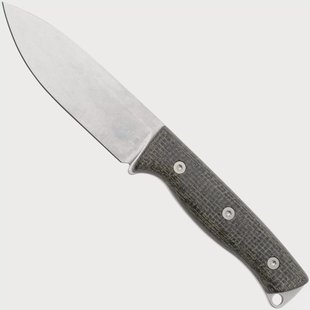 White River Knives Ursus 45 WRUR45-BBL-MAG, Stonewashed MagnaCut, Black Burlap Micarta, bushcraftmes