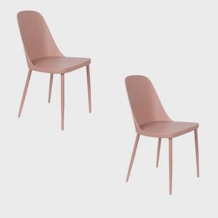 Housecraft Living Pip Eetkamerstoelen Roze - Set van 2
