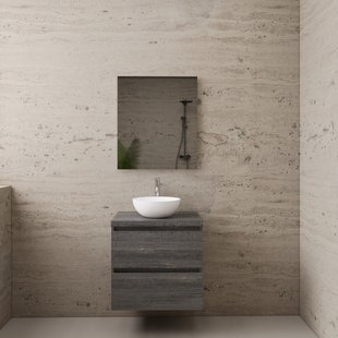 ACTIE BWS Badmeubel | Paris | Frey Oak | 60 cm | met topplaat