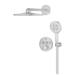 GROHE Smartcontrol Thermostatisch Inbouw Douchekraan Shower-Set Rond Supersteel