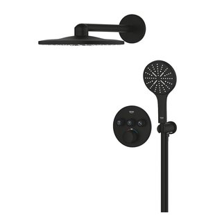 GROHE Smartcontrol Thermostatisch Inbouw Douchekraan Shower-Set Rond Phantom Black