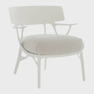 Kartell A.I. Tuinstoel - Wit / Beige