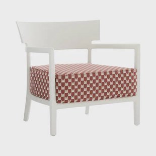 Kartell Cara Mat Liberty Tuinstoel - Rood / Wit