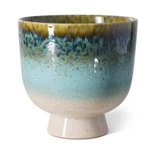 HKliving Retro bloempot Ø20,5 cm Lagoon