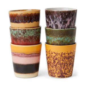 HKliving 70's mok 6-pack Valley