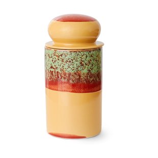 HKliving 70s ceramics voorraadpot Ø11x22,5 cm Cove