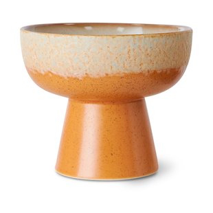 HKliving 70's tapasschaal op voet S Ø11x9,5 cm Dunes