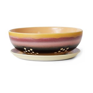 HKliving 70's berry schaal Ø17,3 cm Sunset