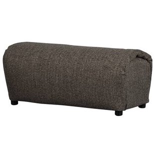 WOOOD Baggy Hocker- Geweven Stof - Warmgrijs Melange - 46x91x50 WOOOD Baggy Hocker- Geweven Stof - Warmgrijs Melange - 46x91x50