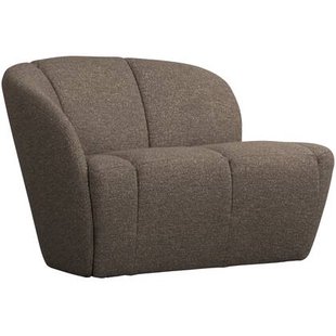 WOOOD Mojo 2-Zits Bankje Links - Bouclé - Bruin Melange - 73x112x77