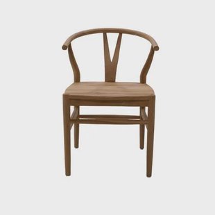 DÉJA Living - Tuinstoel - Naturel Teakhout - Zithoogte 47cm - Skye - Set van 2