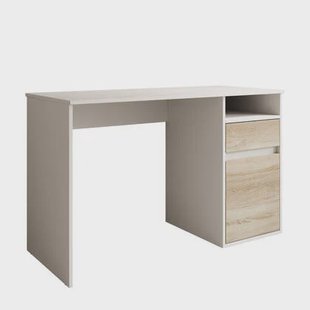 Meubella - Bureau Babot - Wit 2 - 120 cm