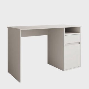 Meubella - Bureau Babot - Wit 1 - 120 cm