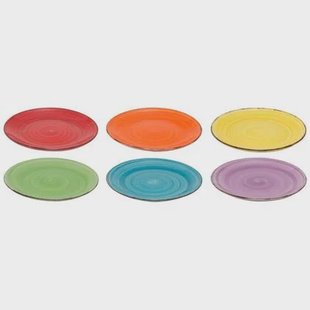 Studio Tavola Ontbijtborden | Dessertborden Sunny Summer ø 19 cm - 6 stuks