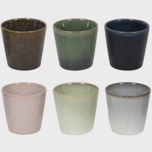 Studio Tavola Koffiekopjes - Senseo Kopjes - Wind - 200 ml - 6 stuks