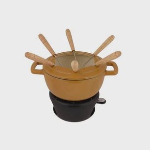 Cosy & Trendy Fondueset Fontestic Gietijzer Amber Gold - Ø 18 cm